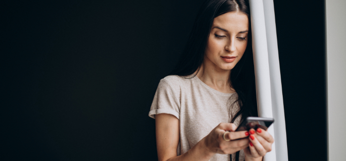 Črno-beli način telefon