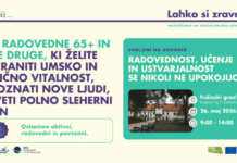Tretje življenjsko obdobje – čas aktivne modrosti in novih priložnosti Najava dogodka